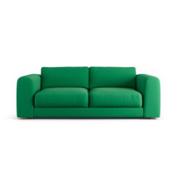 Habitat Ayr Large Fabric 3 Seater Sofa - Emerald Green - thumbnail 1