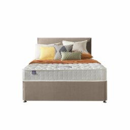 Silentnight Travis Small Double Comfort 4 Drawer Divan Bed & Headboard - Sand - thumbnail 2