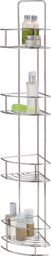 Argos Home 4 Tier Bathroom Corner Shelf Unit - Chrome