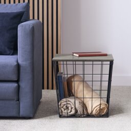 Argos Home Storage Side Table - Stone - thumbnail 1
