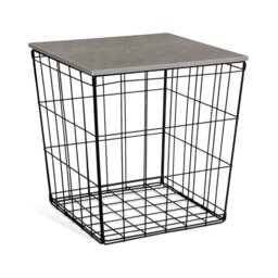 Argos Home Storage Side Table - Stone - thumbnail 2