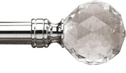 Argos Home Silver Extendable Curtain Pole - 120cm - 210cm - thumbnail 2