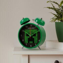 Minecraft Kids Alarm Clock - Green - thumbnail 1