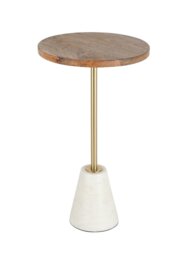 Habitat Kayleigh Marble Side Table - thumbnail 1