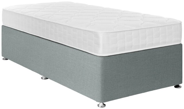 Argos Home Dalham Memory Single Divan Bed - Grey - image 1