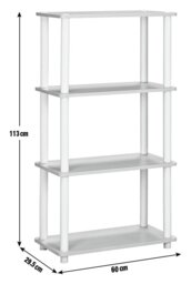 Argos Home Verona Bookcase - Light Wood Effect - thumbnail 2