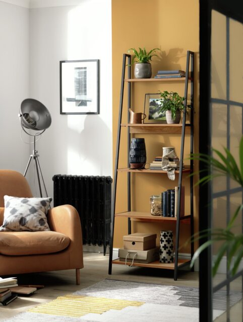 Habitat Nomad Ladder Shelf - Oak Effect - image 1