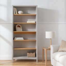 Habitat Bournemouth Open Bookcase - Grey - thumbnail 1
