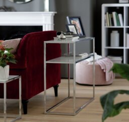 Habitat Marble Effect Console Table - thumbnail 2