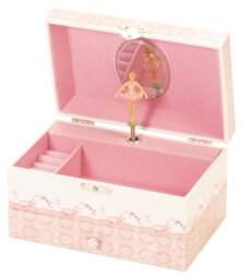 Mele Ballet Shoe Musical Jewellery Box - thumbnail 1