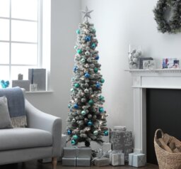 Habitat 6ft Snow Tipped Pencil Christmas Tree