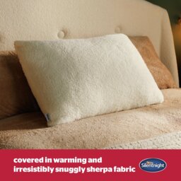 Silentnight Cosy Cuddles Sherpa Fleece Pillow - thumbnail 2