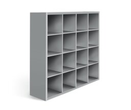 Habitat Squares Plus 16 Cube Storage Unit - Grey - thumbnail 1