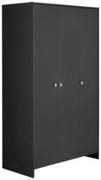 Argos Home Seville 3 Door Wardrobe - Anthracite - thumbnail 2