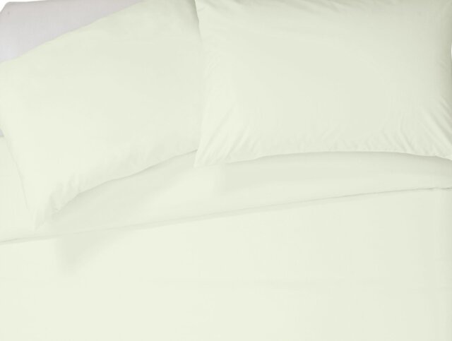 Habitat Pure Cotton 200TC Cream Bedding Set - Kingsize - image 1