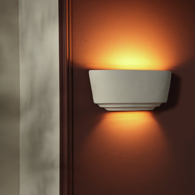 Argos Home Mars Ceramic Tiered Wall Light - White - image 1