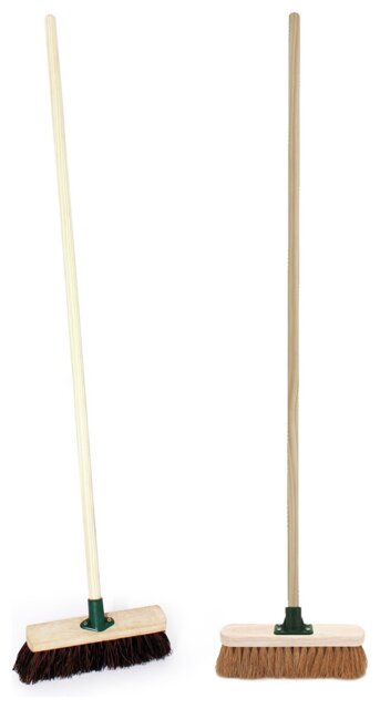 Charles Bentley Set of 2 Stiff and Soft Broom Set - image 1