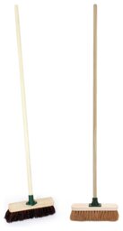 Charles Bentley Set of 2 Stiff and Soft Broom Set - thumbnail 1