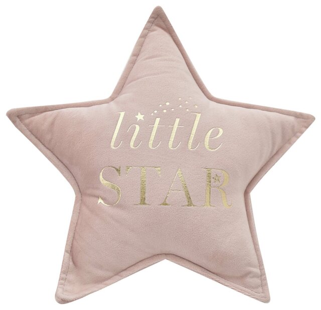 Bambino Little Star Cushion - Blush - 30x30cm - image 1