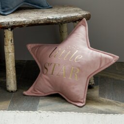 Bambino Little Star Cushion - Blush - 30x30cm - thumbnail 2