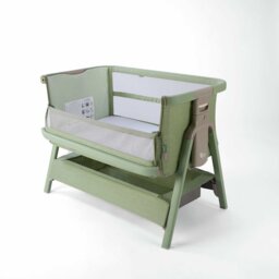 Tutti Bambini Cozee Zen Bedside Crib - Eucalyptus - thumbnail 2