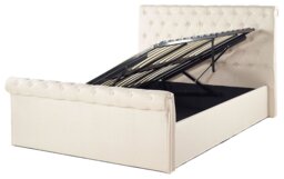 Aspire Chesterfield Kingsize Side Lift Ottoman Bed - Natural - thumbnail 2
