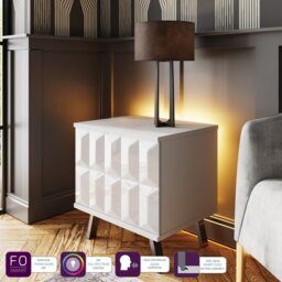 Frank Olsen Elevate Side Table - White - thumbnail 2
