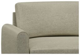Hutch Fabric Round Arm 7 Seater Corner Sofa - Oat - thumbnail 2