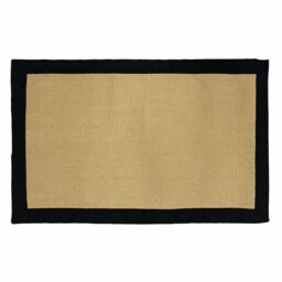 Mighty Mats Natural & Black Doormat - 57x90cm - thumbnail 2