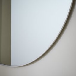 Habitat Silver Round Wall Mirror - 80x80cm - thumbnail 2