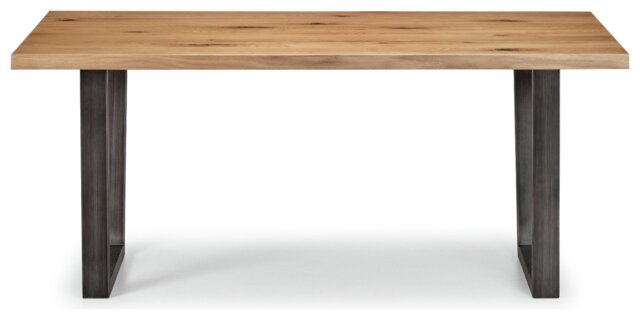 Julian Bowen Brooklyn 6 Seater Oak Dining Table - Natural - image 1