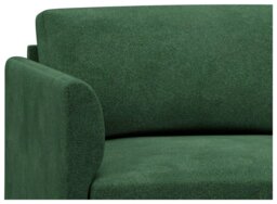 Hutch Velvet Curve Arm 6 Seater Corner Sofa - Sage Green - thumbnail 2