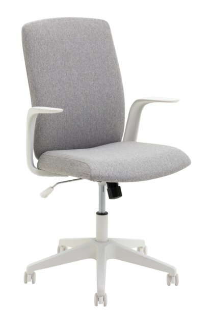 Habitat Hallie Fabric Manager Office Chair - Grey - image 1