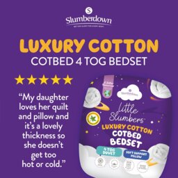 Slumberdown Little Slumbers Anti-Allergy Bedset - Cot Bed - thumbnail 2