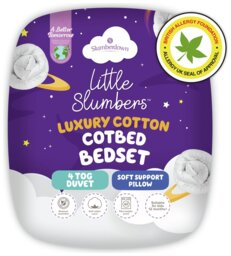 Slumberdown Little Slumbers Anti-Allergy Bedset - Cot Bed - thumbnail 1