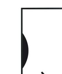 Habitat Aluminus Black Metal Picture Frame -  50X70cm - thumbnail 2