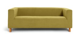 Argos Home Moda Fabric 3 Seater Sofa - Olive Green - thumbnail 1