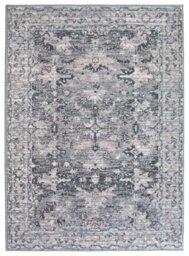 Homemaker Traditional Grey Blush Short Pile Rug - 160x230cm - thumbnail 1