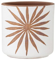 Bloomingville Terracotta Planter Pot - White