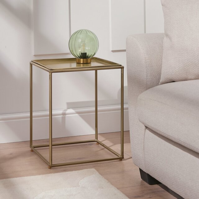 Argos Home Gideon Side Table - Gold - image 1