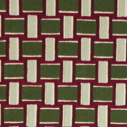 Habitat Archive Mid Century Burgundy Wool Rug - 120x170cm - thumbnail 2