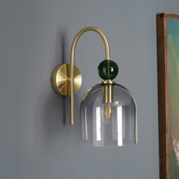 BHS Arezzo Metal Wall Light - Brass - thumbnail 1