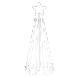 Habitat Rainbow Light Up Christmas Tree Cone - thumbnail 2
