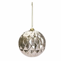 Habitat Pack of 2 Shatterproof Christmas Bauble - Bronze - thumbnail 2