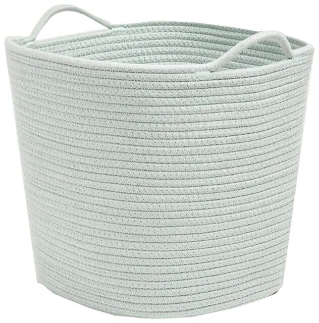Great Little Trading Company Rope Storage Basket-Sage Green - image 1