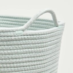 Great Little Trading Company Rope Storage Basket-Sage Green - thumbnail 2