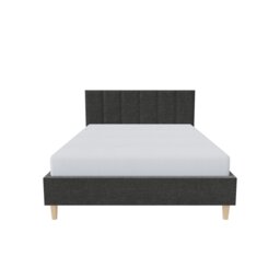 Millbrook Piper  Double Fabric Bed Frame - Charcoal - thumbnail 2