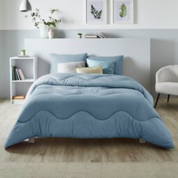 Night Lark Linen Print Coverless 10.5 Tog Duvet - King