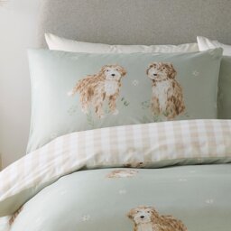 Fusion Hattie Cockerpoo Green Bedding Set - King size - thumbnail 2