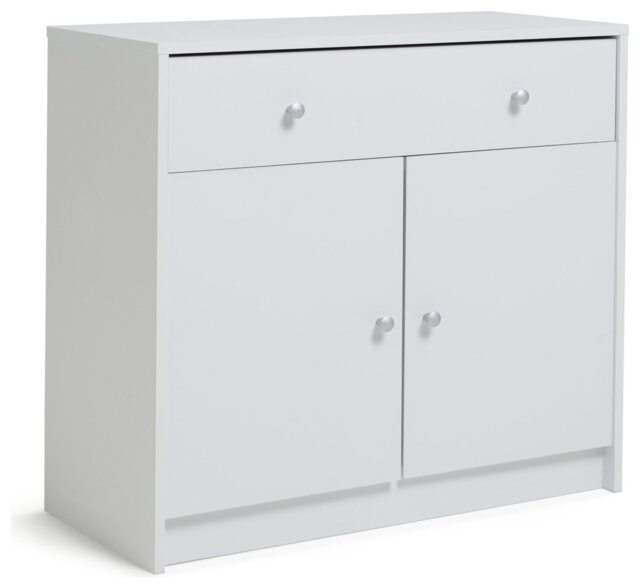 Argos Home Maine 2 Door 1 Drawer Sideboard - White - image 1